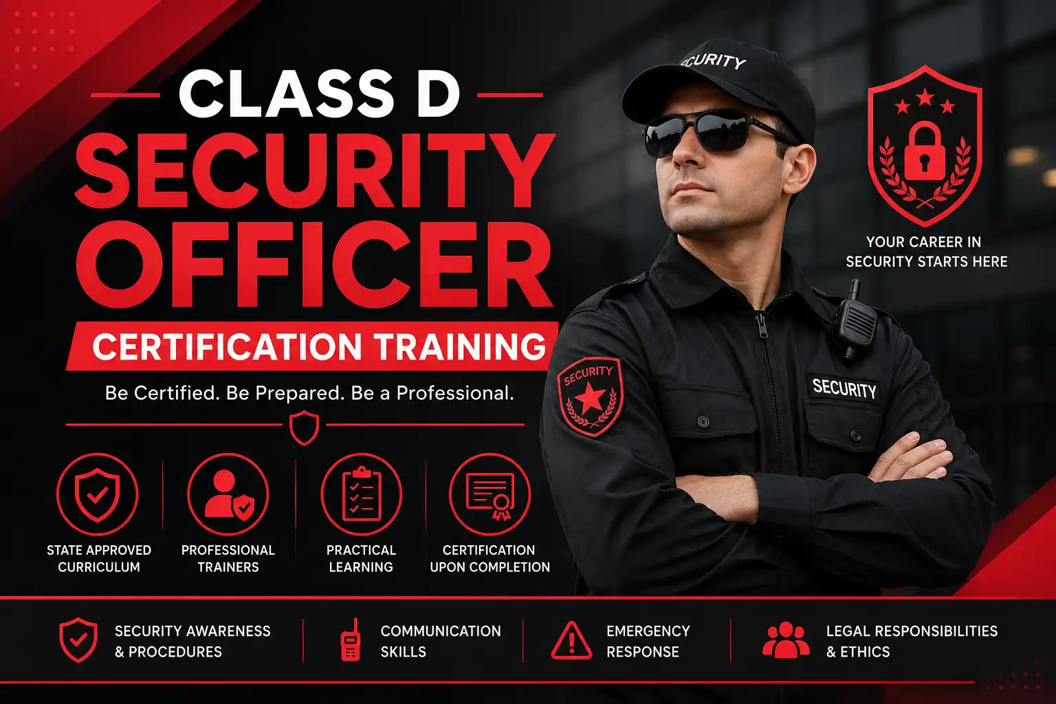 Class D Security Officer Certification Training